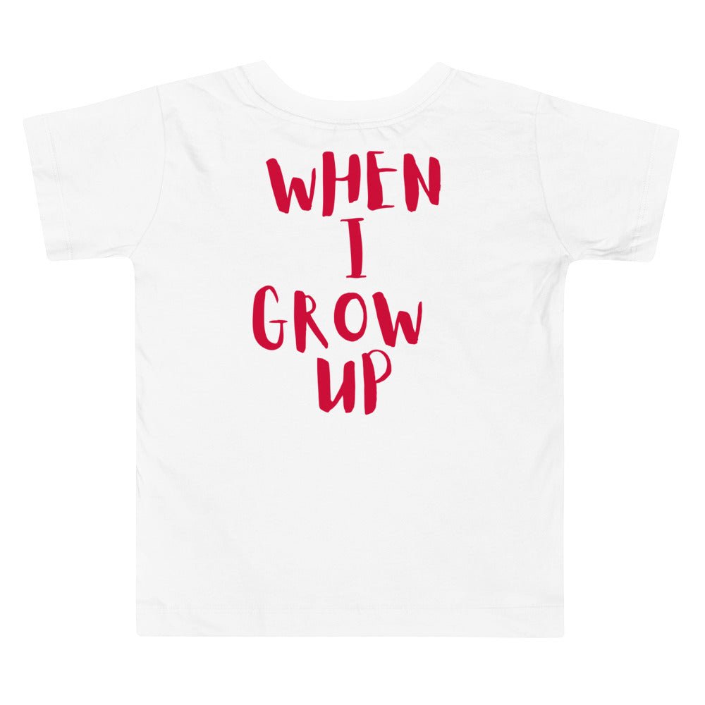 “When I Grow Up” Doctor Toddler Short Sleeve Tee - SoulfulEmpower Tees