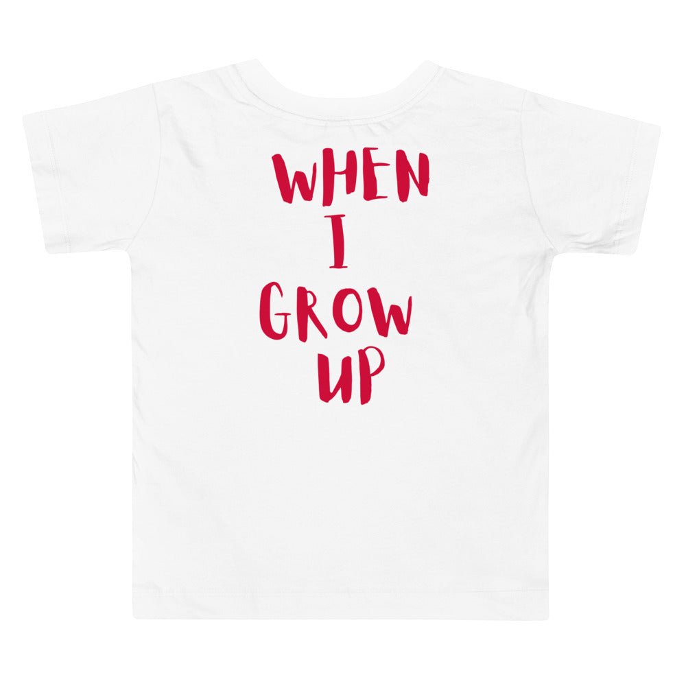 “When I Grow Up” Pilot Toddler Short Sleeve Tee - SoulfulEmpower Tees