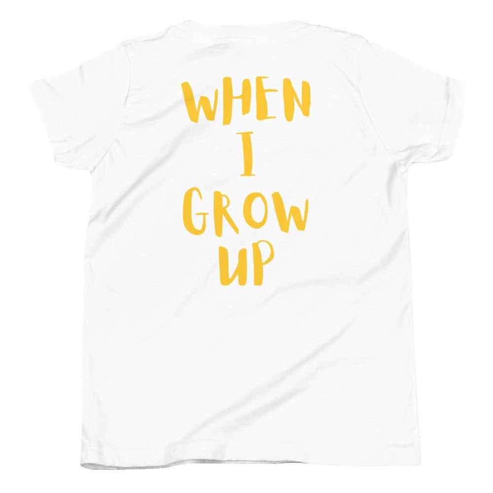 “When I Grow Up” Super Hero Youth T-Shirt - SoulfulEmpower Tees