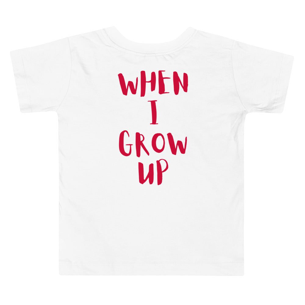 “When I Grow Up” Surgeon Toddler Short Sleeve Tee - SoulfulEmpower Tees