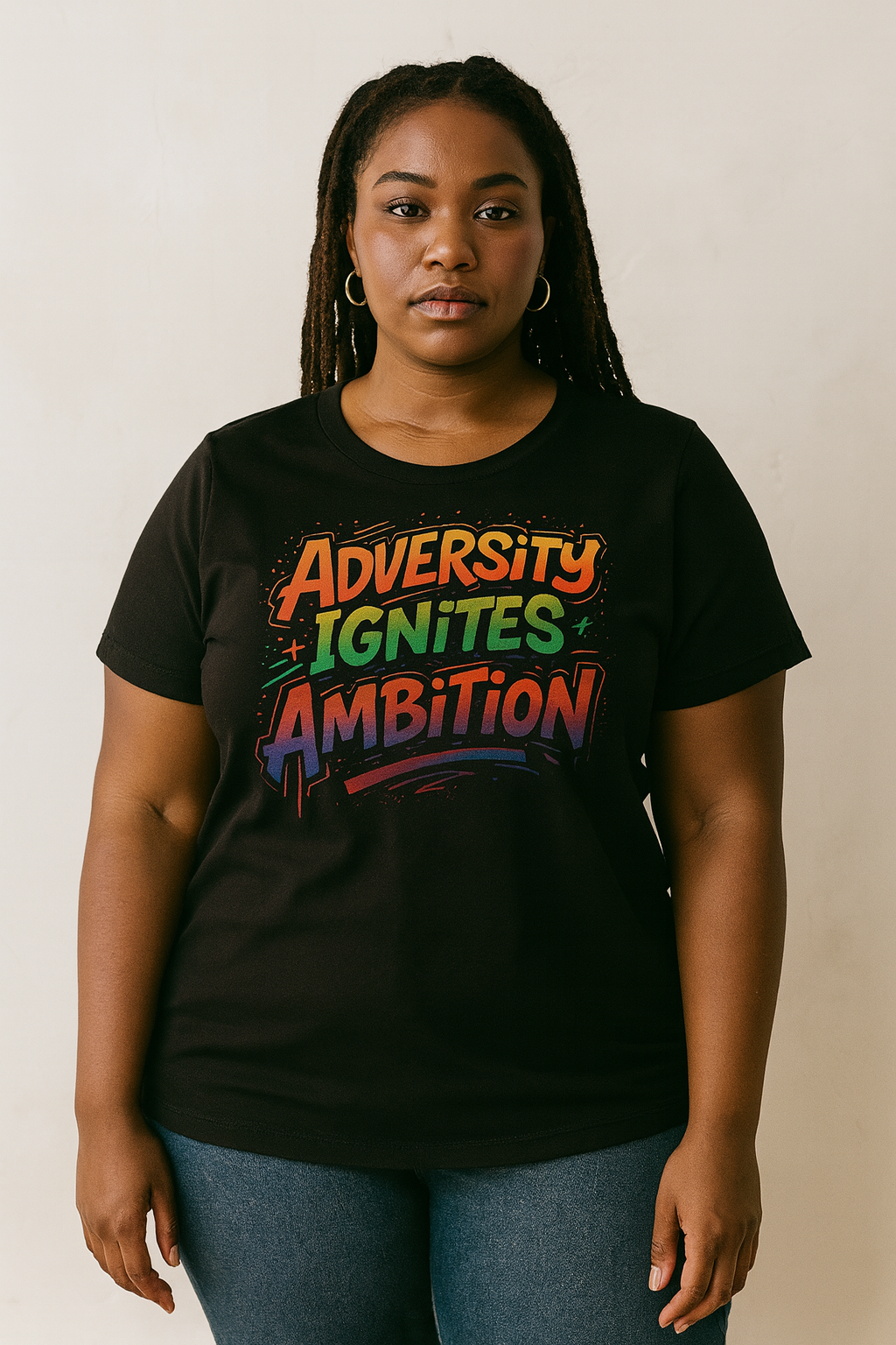 Adversity Ignites Ambition Shirt – Bold Motivational Tee