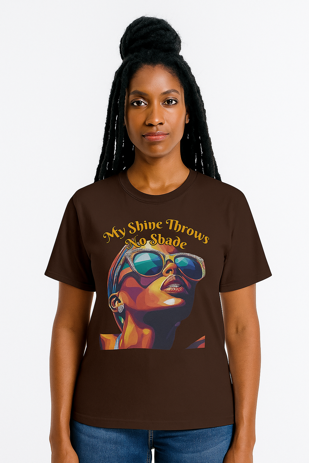 My Shine Throws No Shade T-Shirt – Bold Empowerment Tee for Confident, Stylish Women