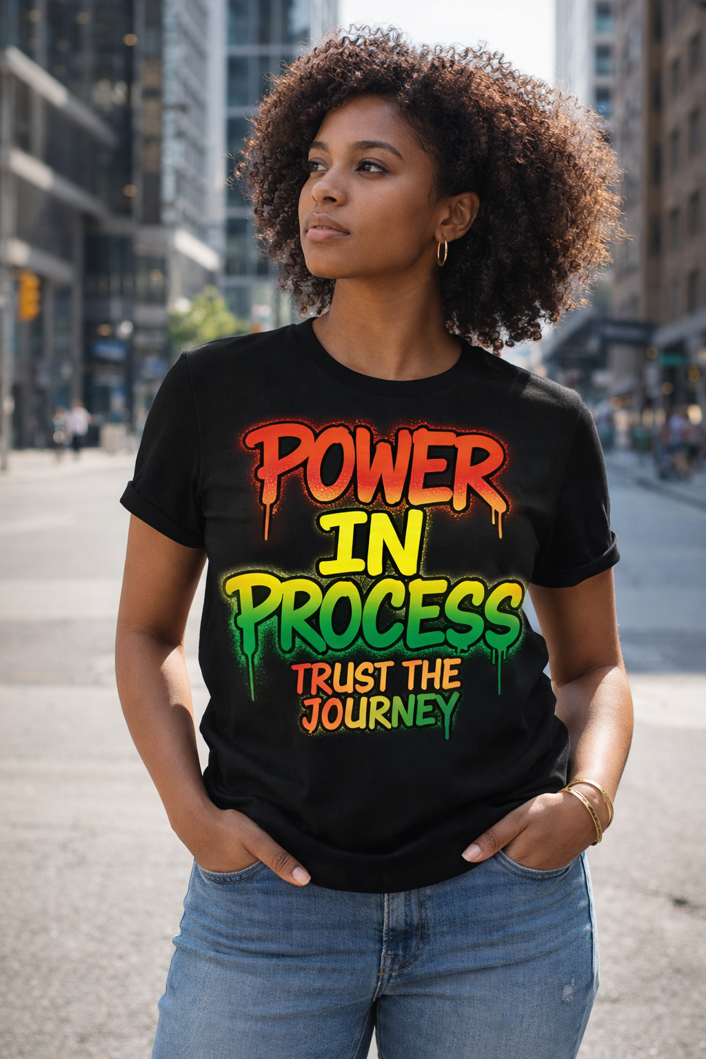 Power in Process T-Shirt – Trust the Journey Inspirational Unisex Tee