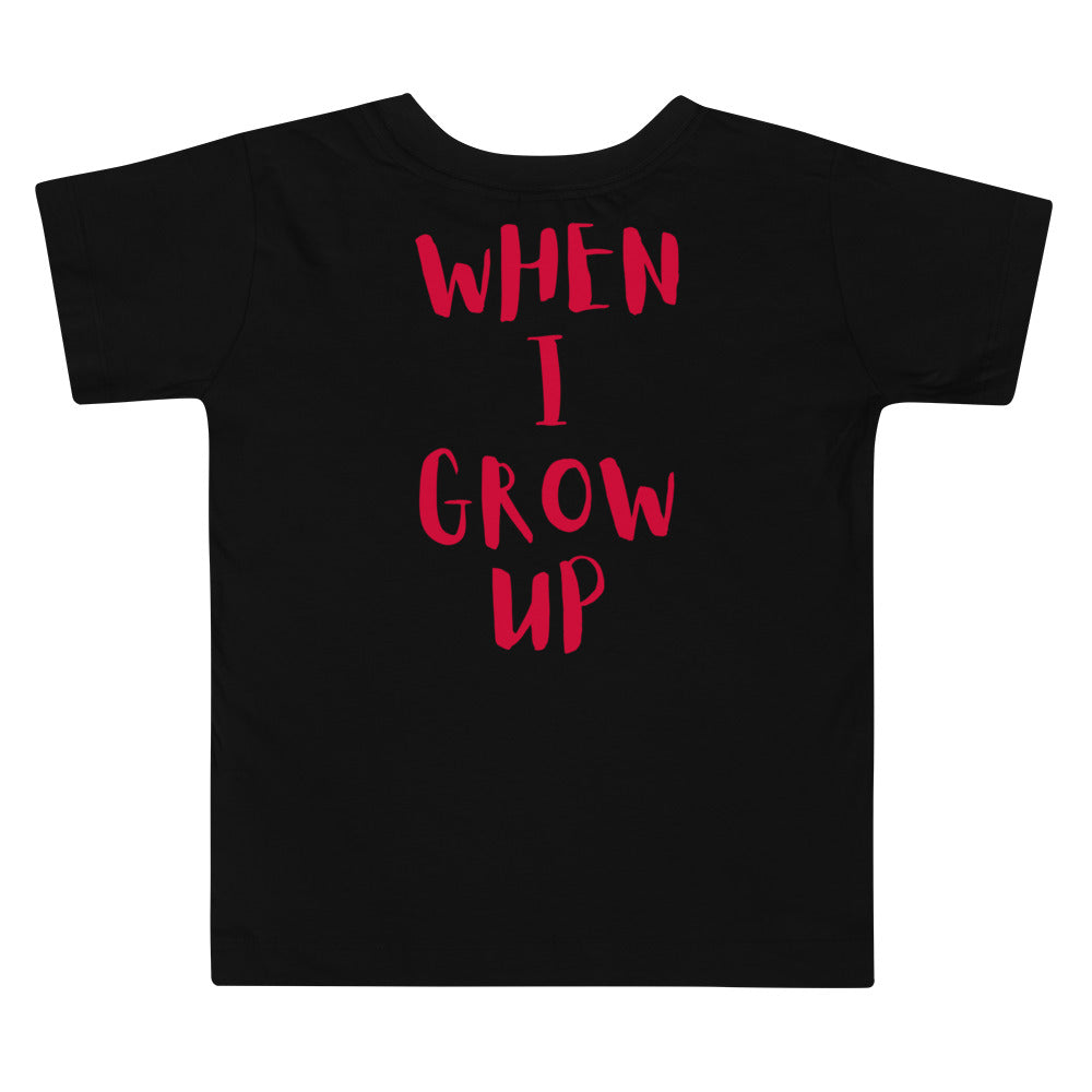 “When I Grow Up” Fire Fighter Tee