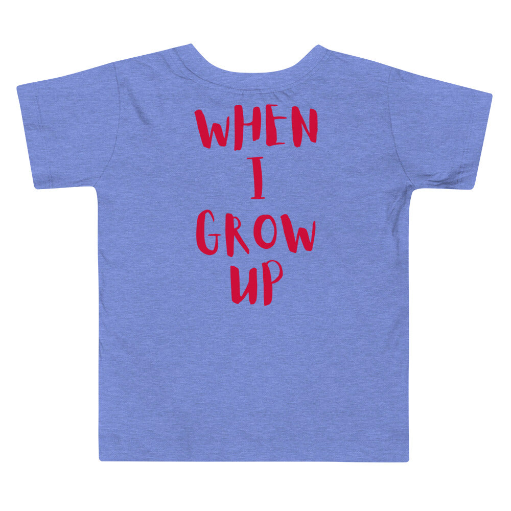 “When I Grow Up” Fire Fighter Tee