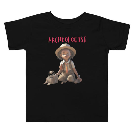 “When I Grow Up” Archeologist”Toddler Short Sleeve Tee