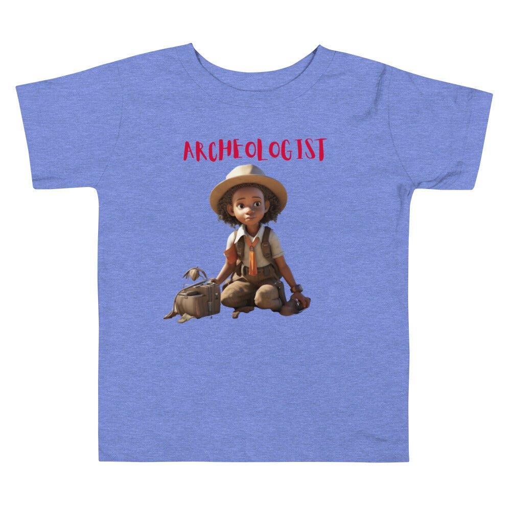 “When I Grow Up” Archeologist”Toddler Short Sleeve Tee