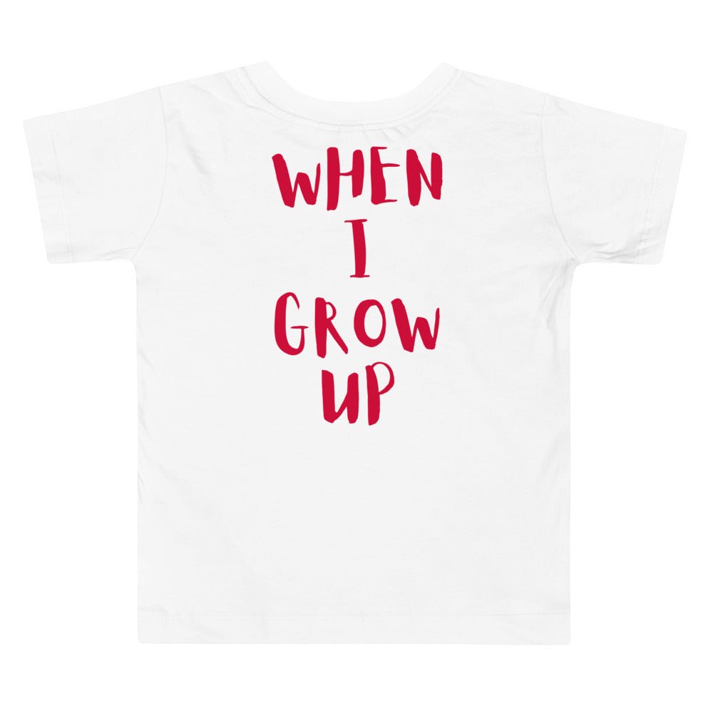 “When I Grow Up” Astronaut Toddler Tee