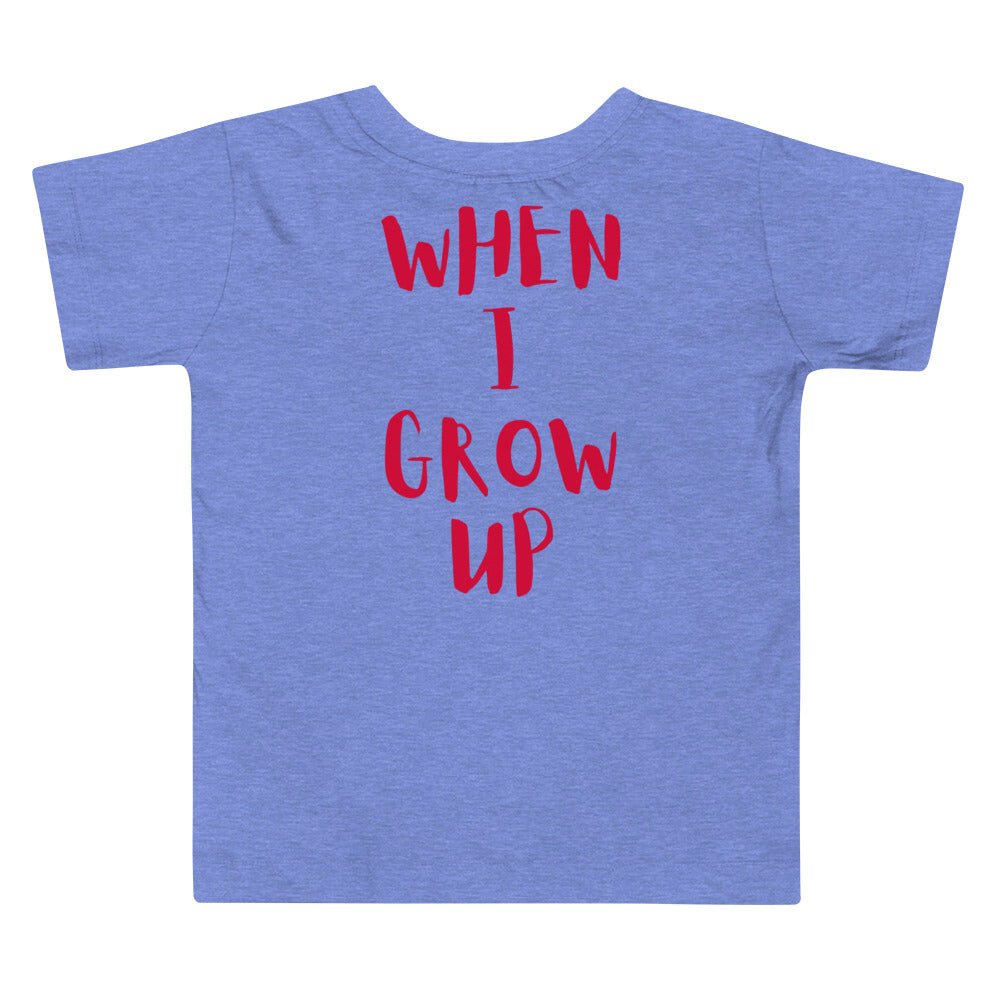 “When I Grow Up” Astronaut Toddler Tee