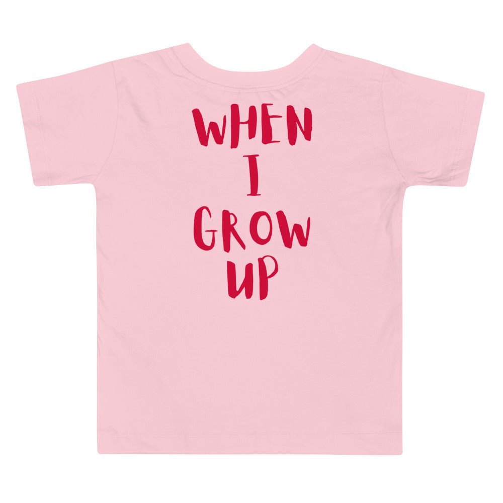 “When I Grow Up” Astronaut Toddler Tee