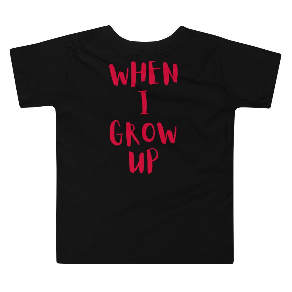 “When I Grow Up” Barista Toddler Short Sleeve Tee