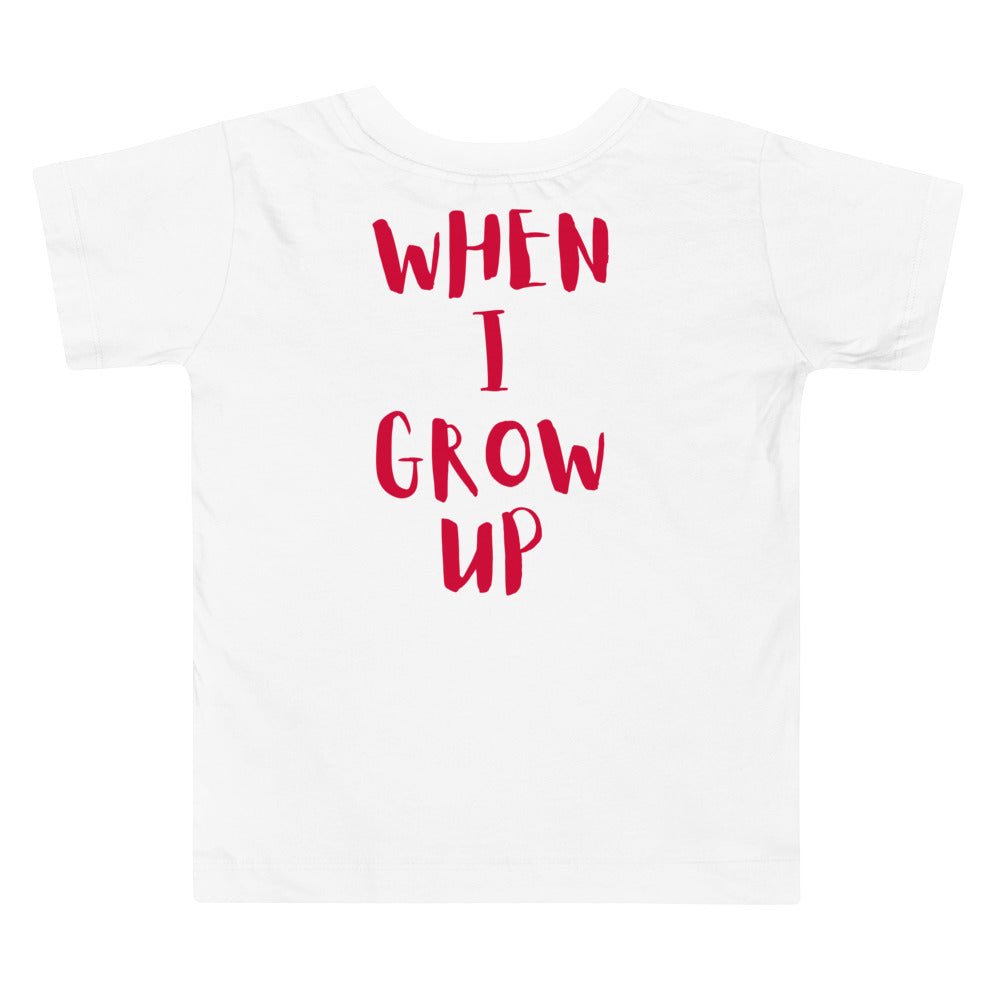 “When I Grow Up” Barista Toddler Short Sleeve Tee