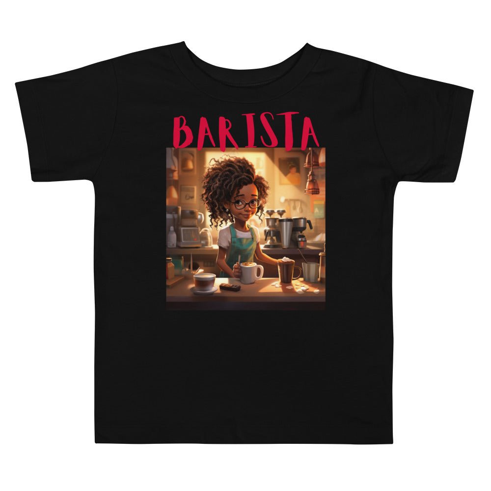 “When I Grow Up” Barista Toddler Short Sleeve Tee