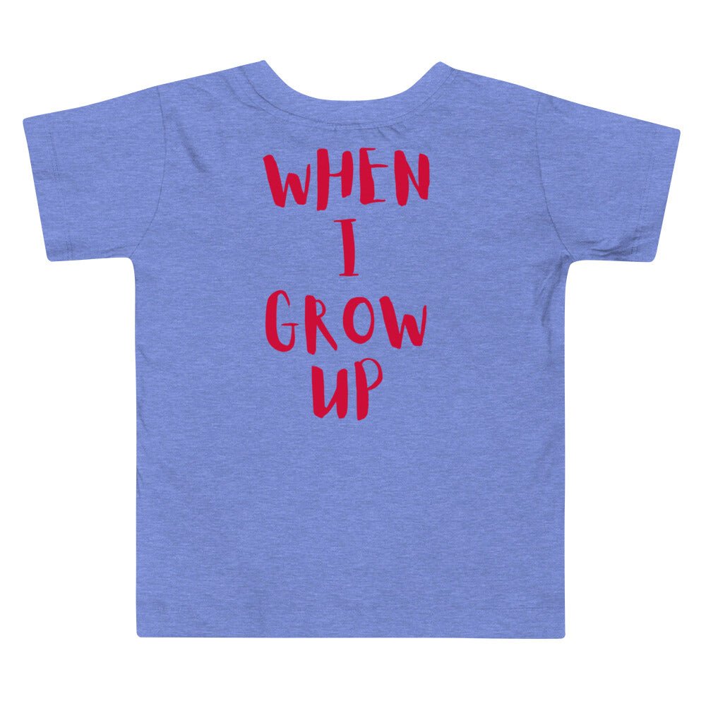 “When I Grow Up” Barista Toddler Short Sleeve Tee