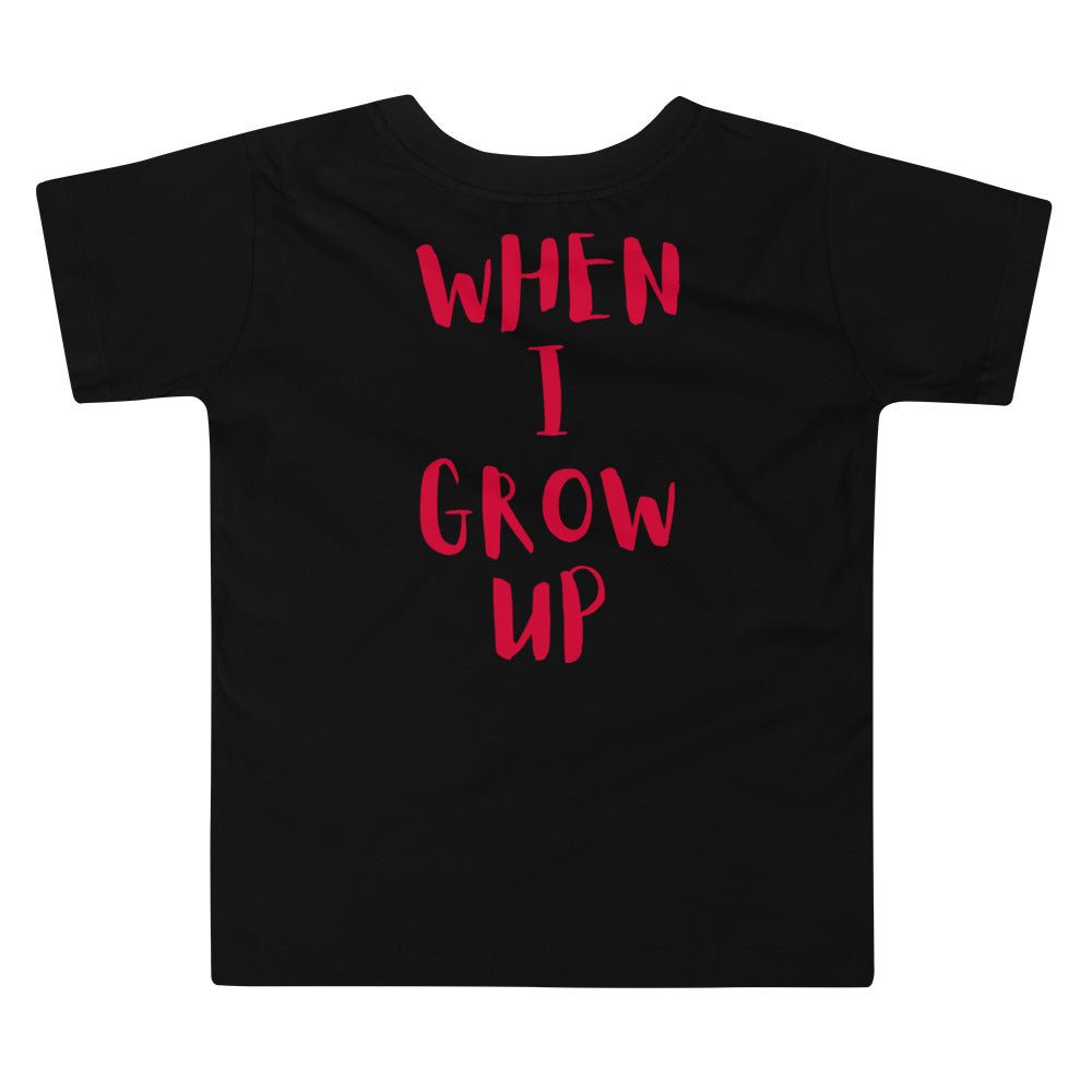 “When I Grow Up” Baseball Player Tee