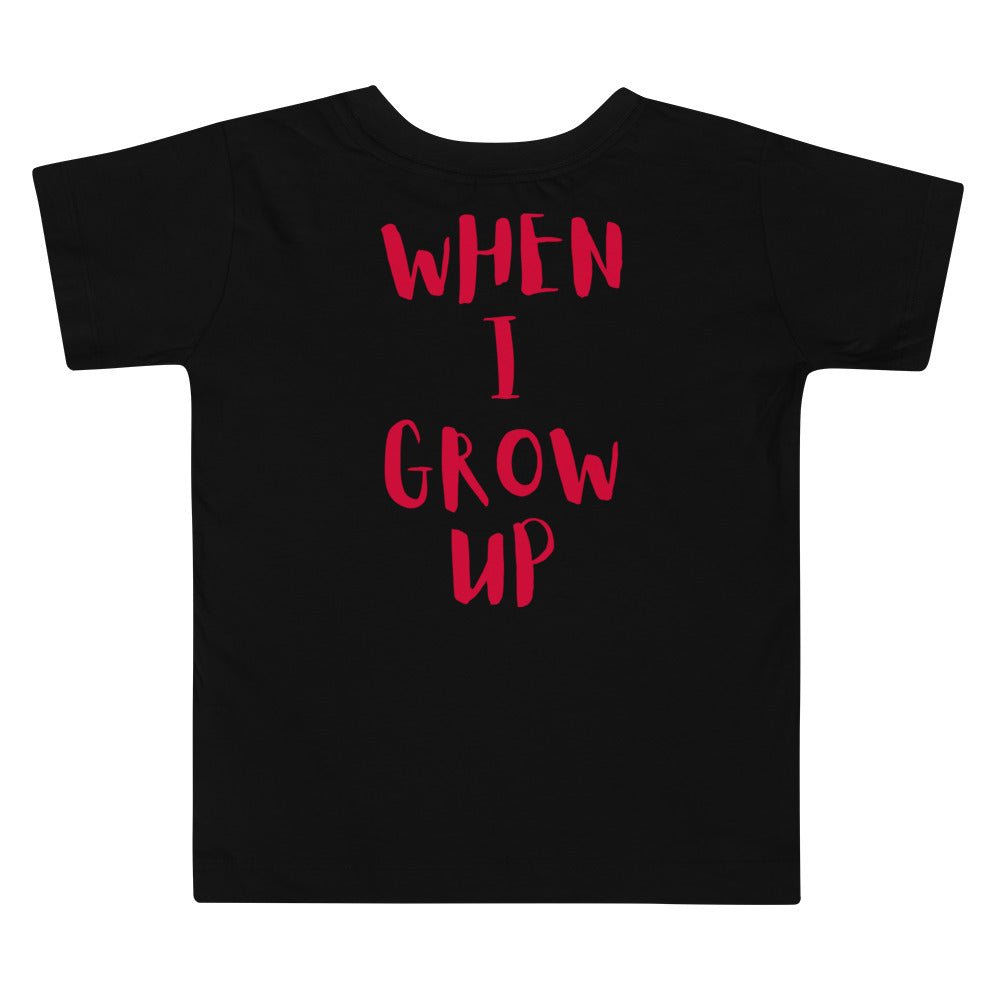 “When I Grow Up” Baseball Player Tee