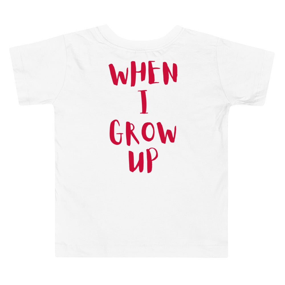 “When I Grow Up” Baseball Player Tee