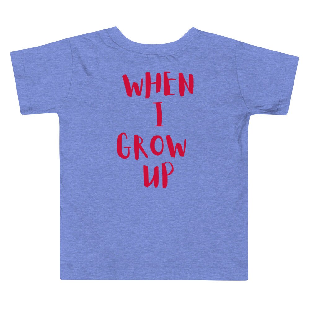 “When I Grow Up” Basketball Player Tee