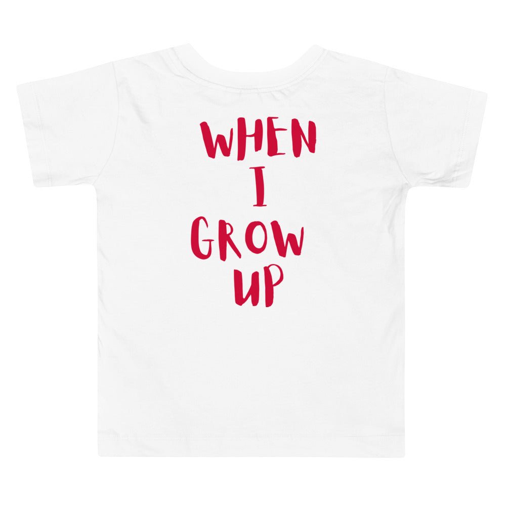 “When I Grow Up” Basketball Player Tee