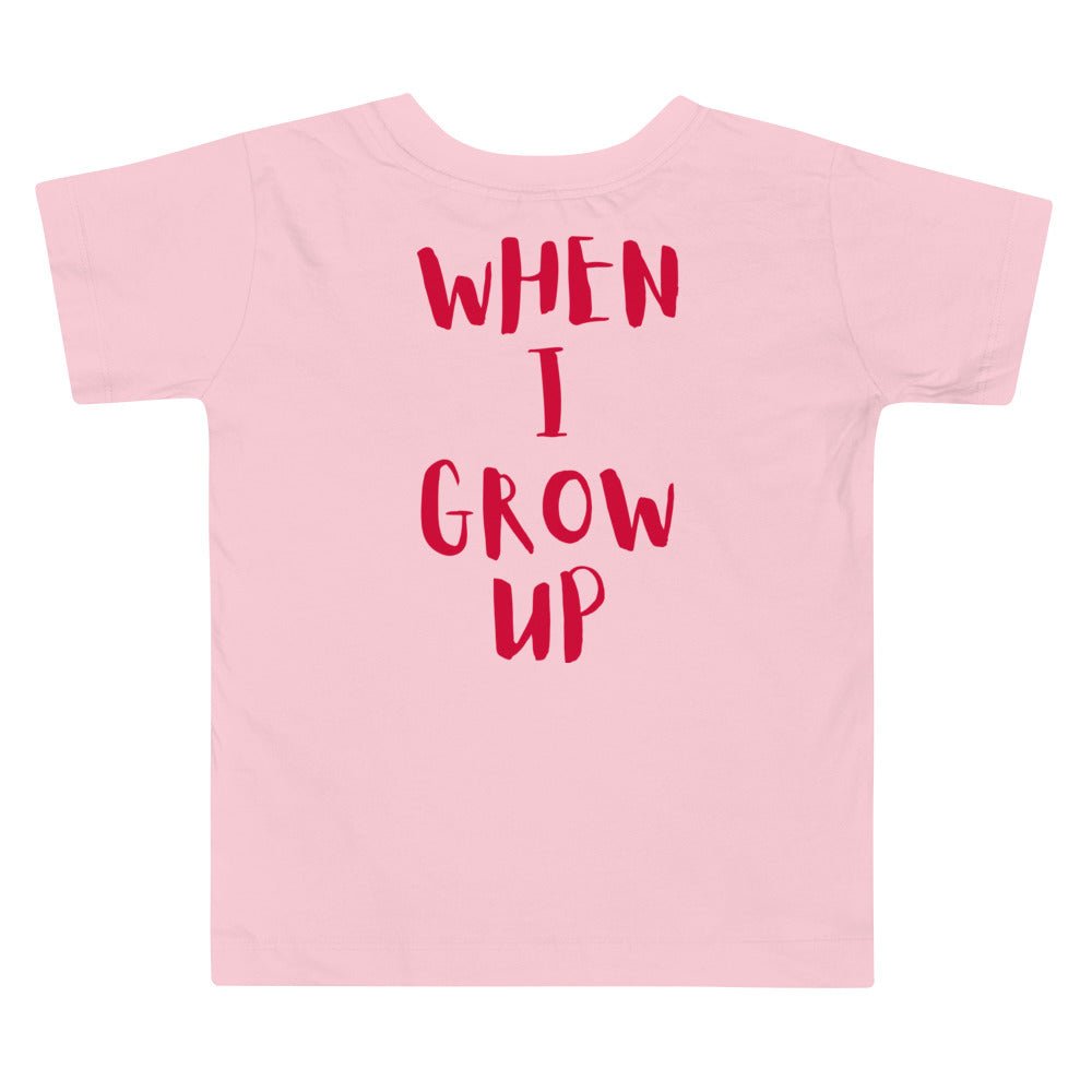 “When I Grow Up” Cheerleader Tee