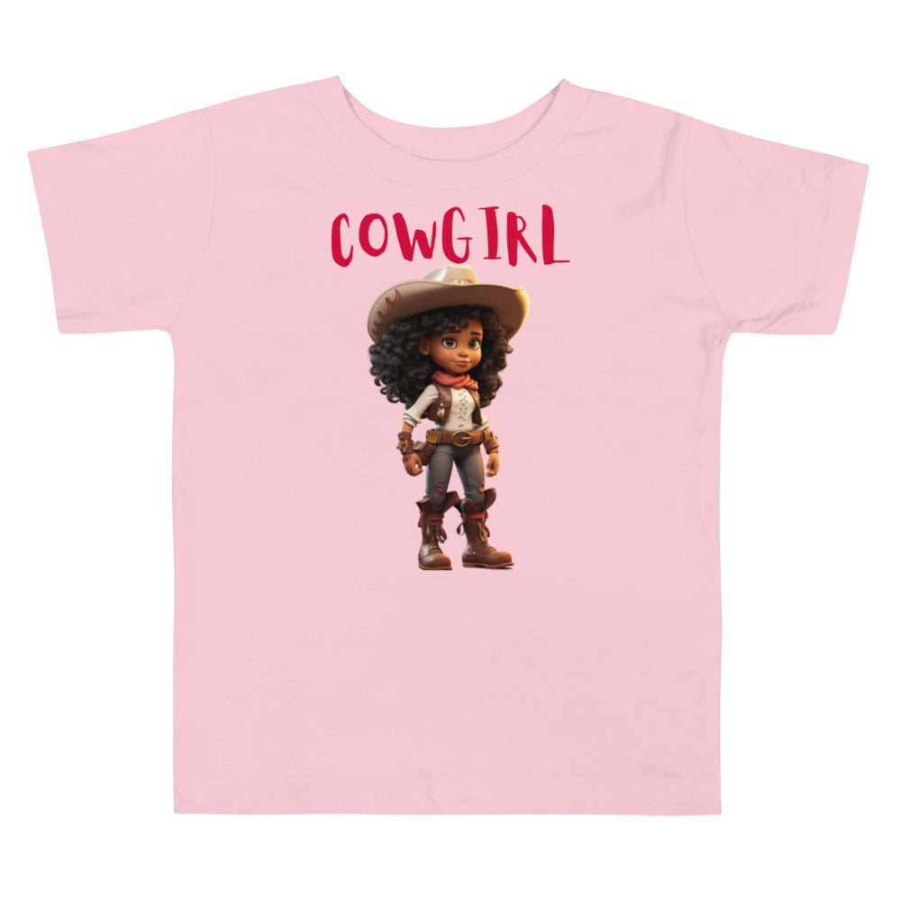 “When I Grow Up” Cowgirl Toddler Short Sleeve Tee