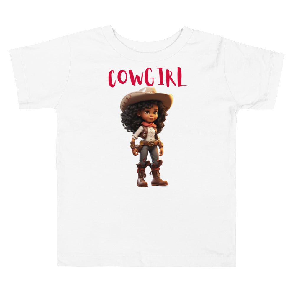 “When I Grow Up” Cowgirl Toddler Short Sleeve Tee