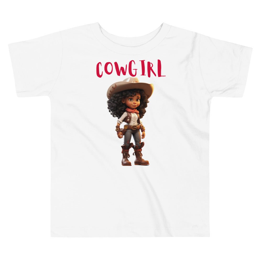 “When I Grow Up” Cowgirl Toddler Short Sleeve Tee