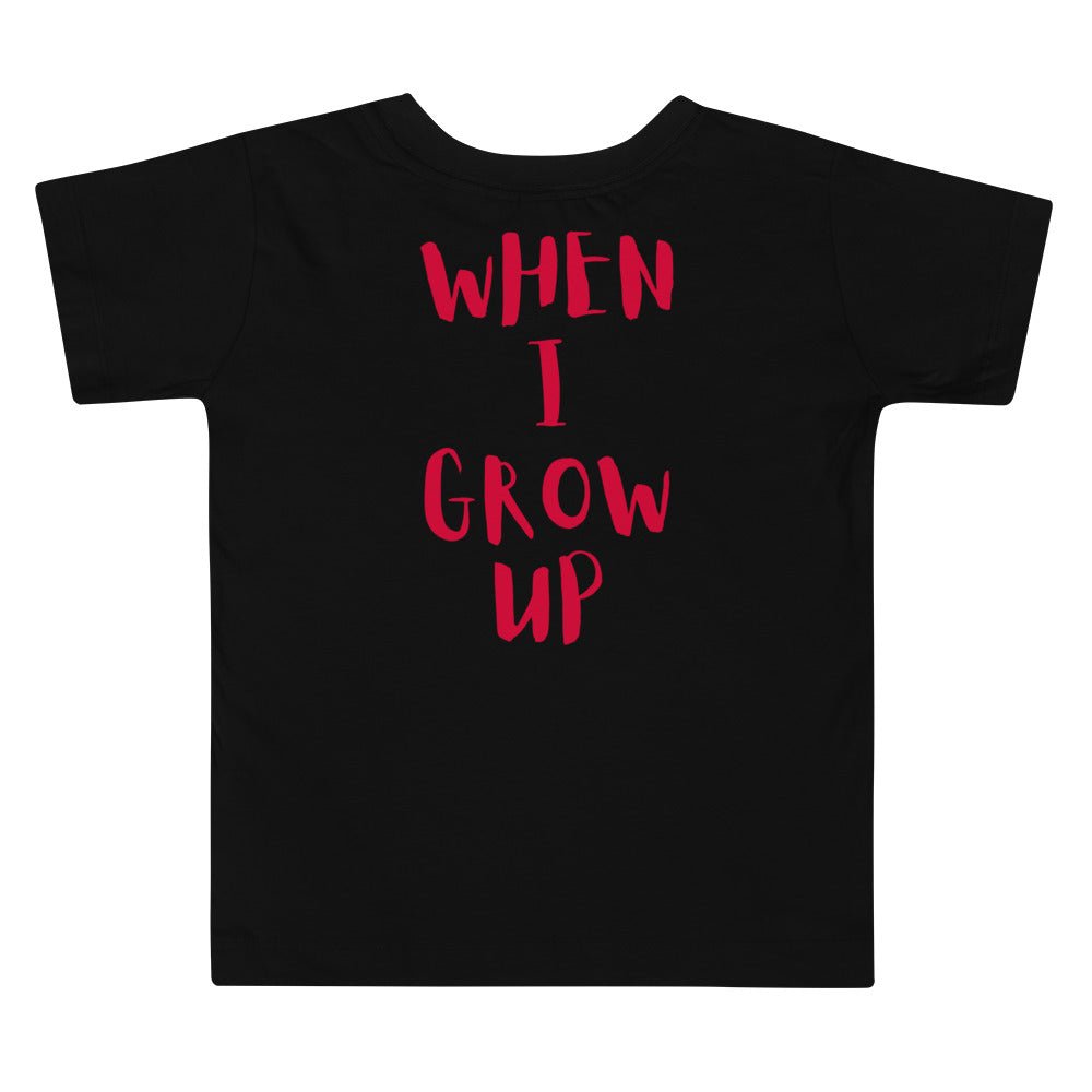 “When I Grow Up” Cowgirl Toddler Short Sleeve Tee