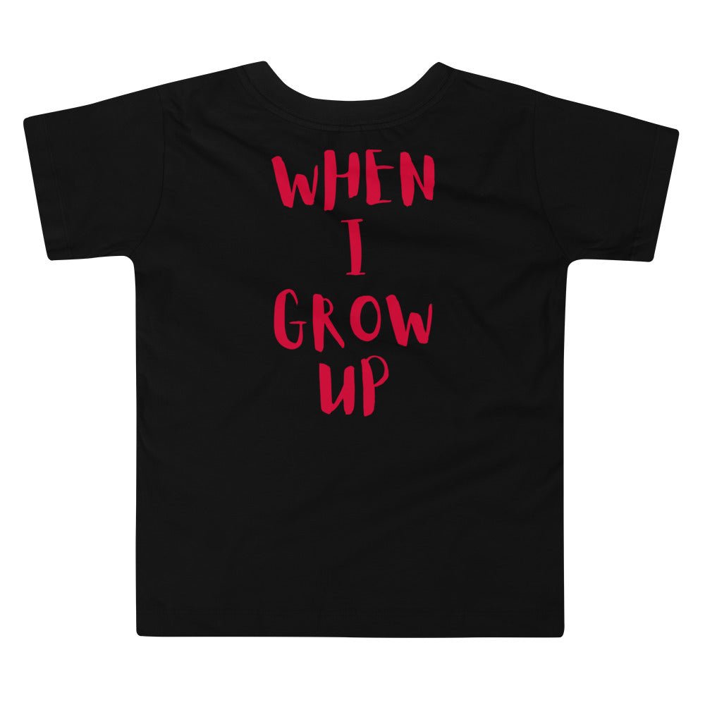 “When I Grow Up” Cowgirl Toddler Short Sleeve Tee