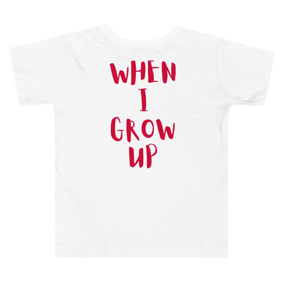 “When I Grow Up” Cowgirl Toddler Short Sleeve Tee