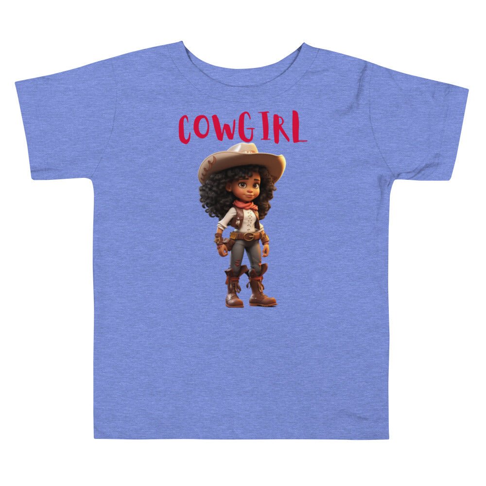 “When I Grow Up” Cowgirl Toddler Short Sleeve Tee