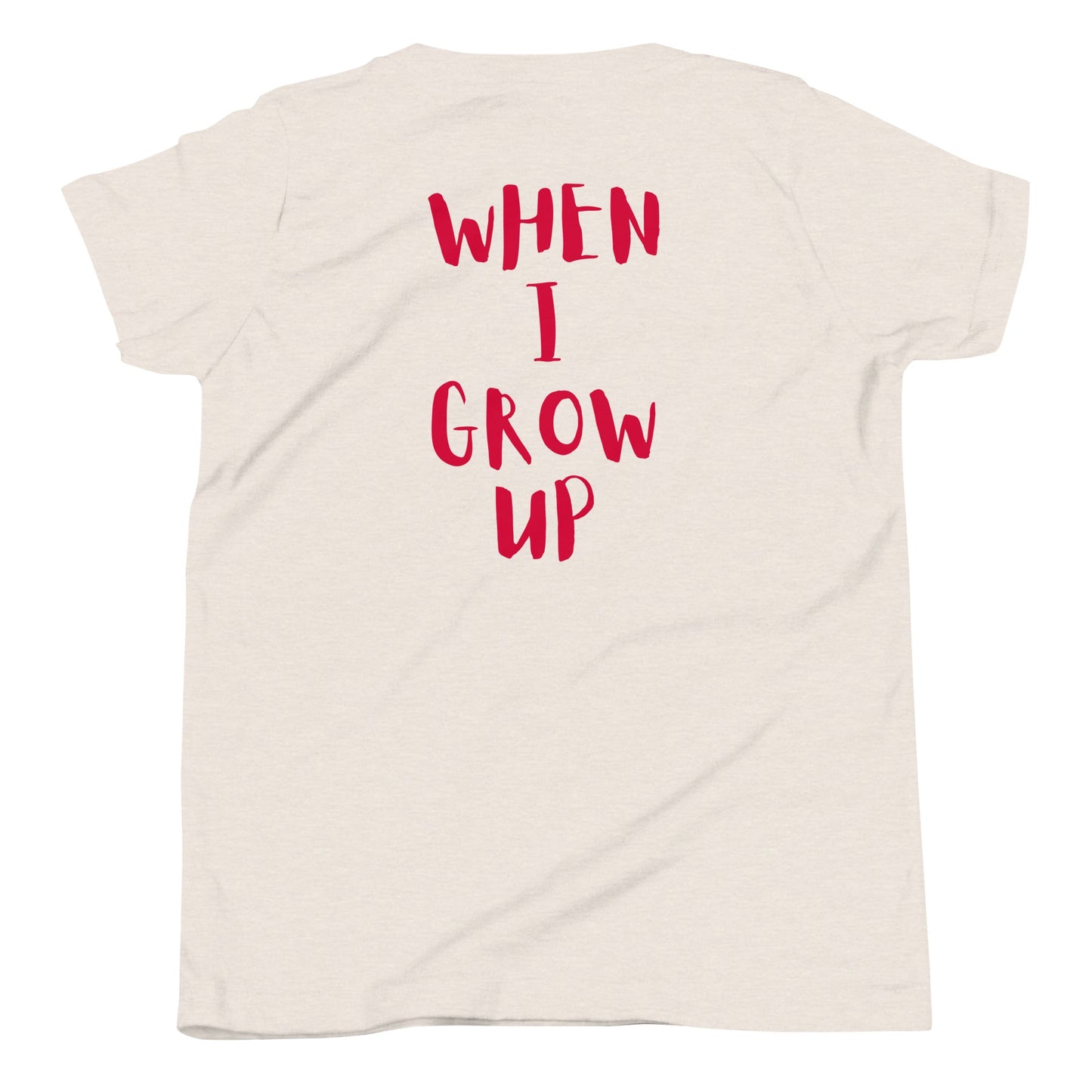 “When I Grow Up” IT Professional Youth Short Sleeve T-Shirt