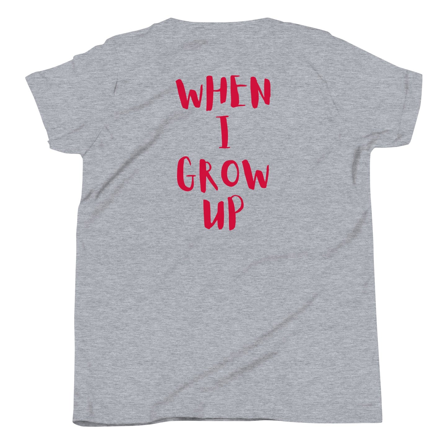 “When I Grow Up” IT Professional Youth Short Sleeve T-Shirt