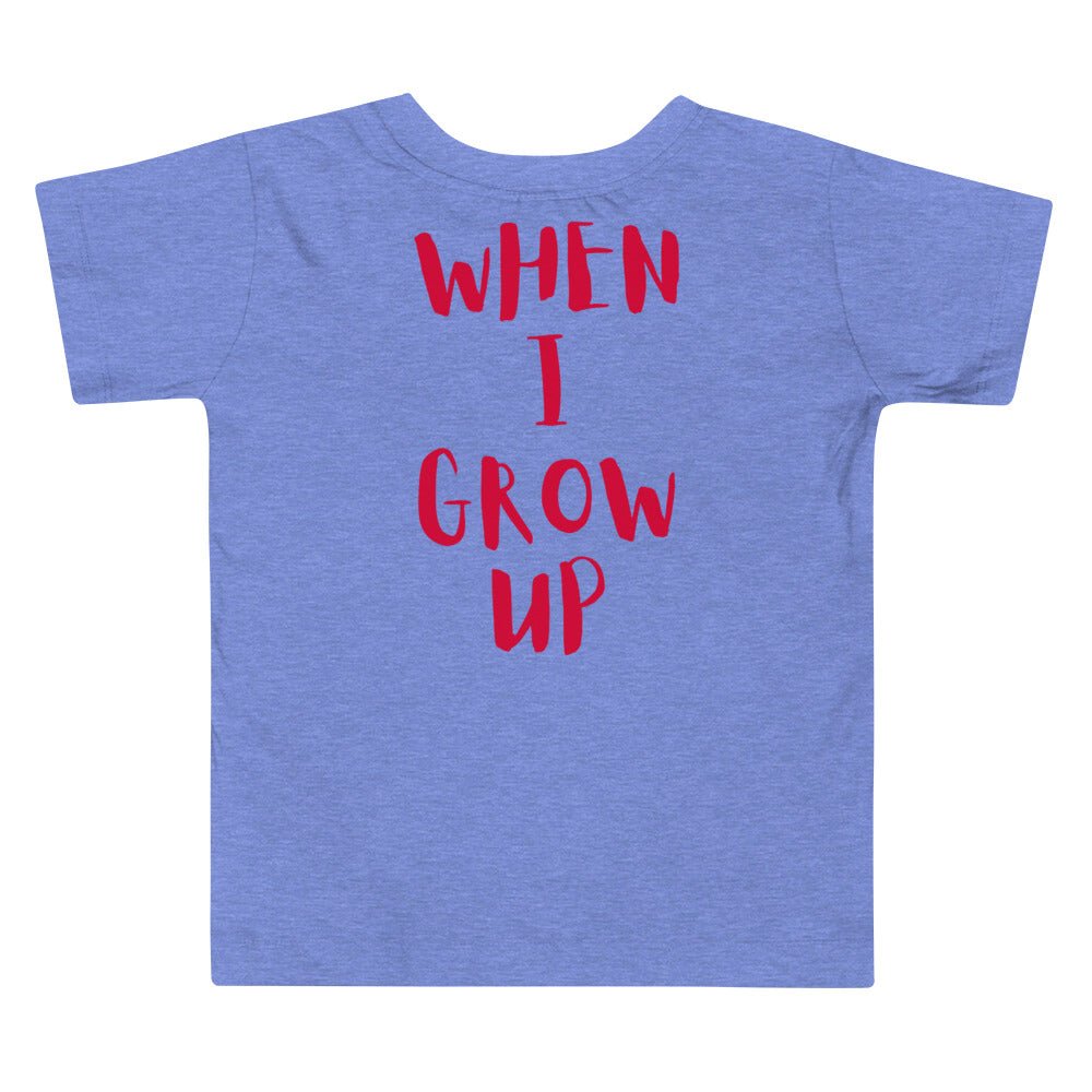 “When I Grow Up” Nurse Toddler Short Sleeve Tee