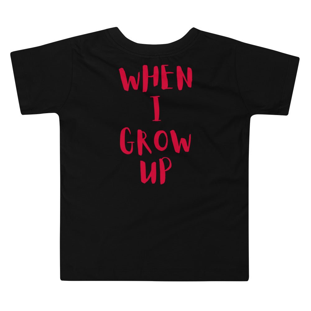 “When I Grow Up” Pastry Chef Toddler Short Sleeve Tee