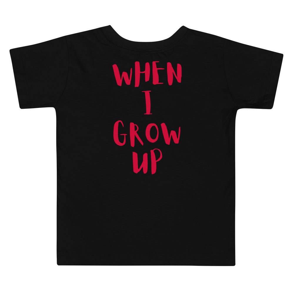 “When I Grow Up” Pastry Chef Toddler Short Sleeve Tee