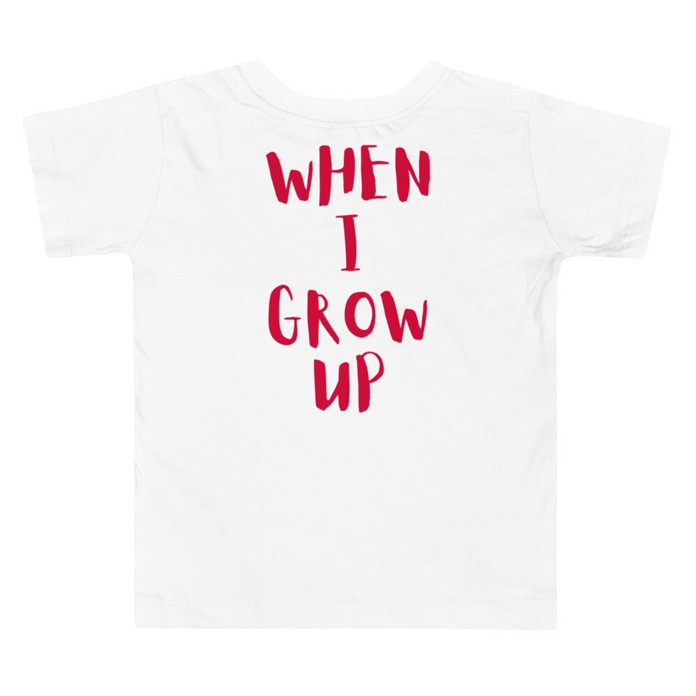 “When I Grow Up” Pastry Chef Toddler Short Sleeve Tee