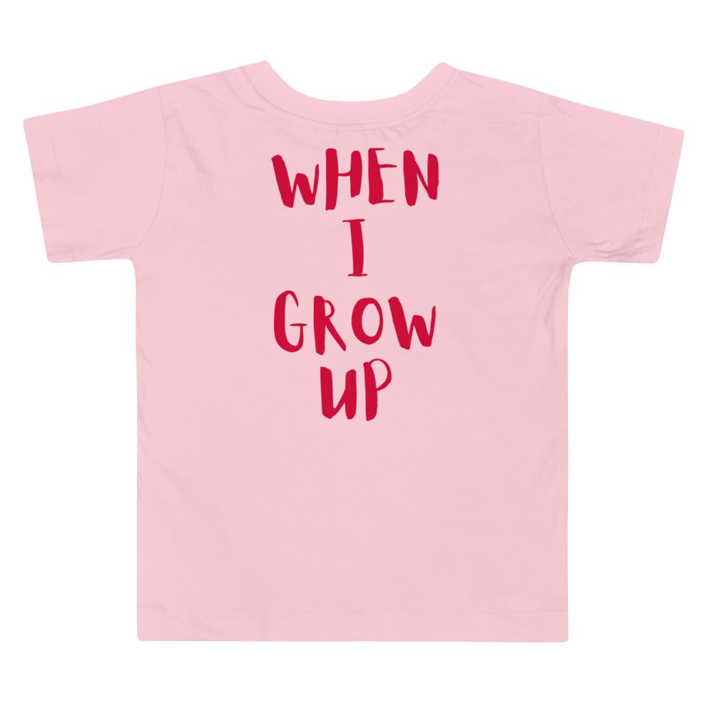 “When I Grow Up” Pastry Chef Toddler Short Sleeve Tee