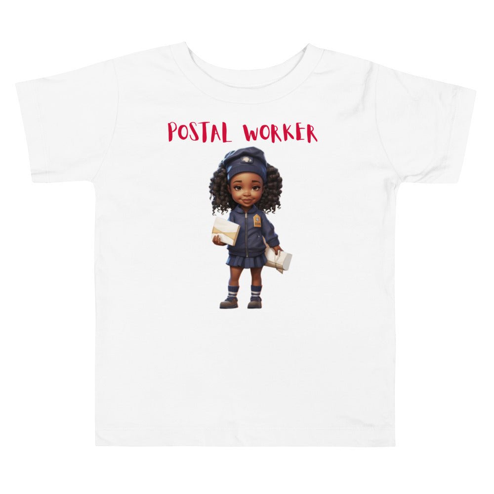 “When I Grow Up” Postal Worker Toddler Short Sleeve Tee