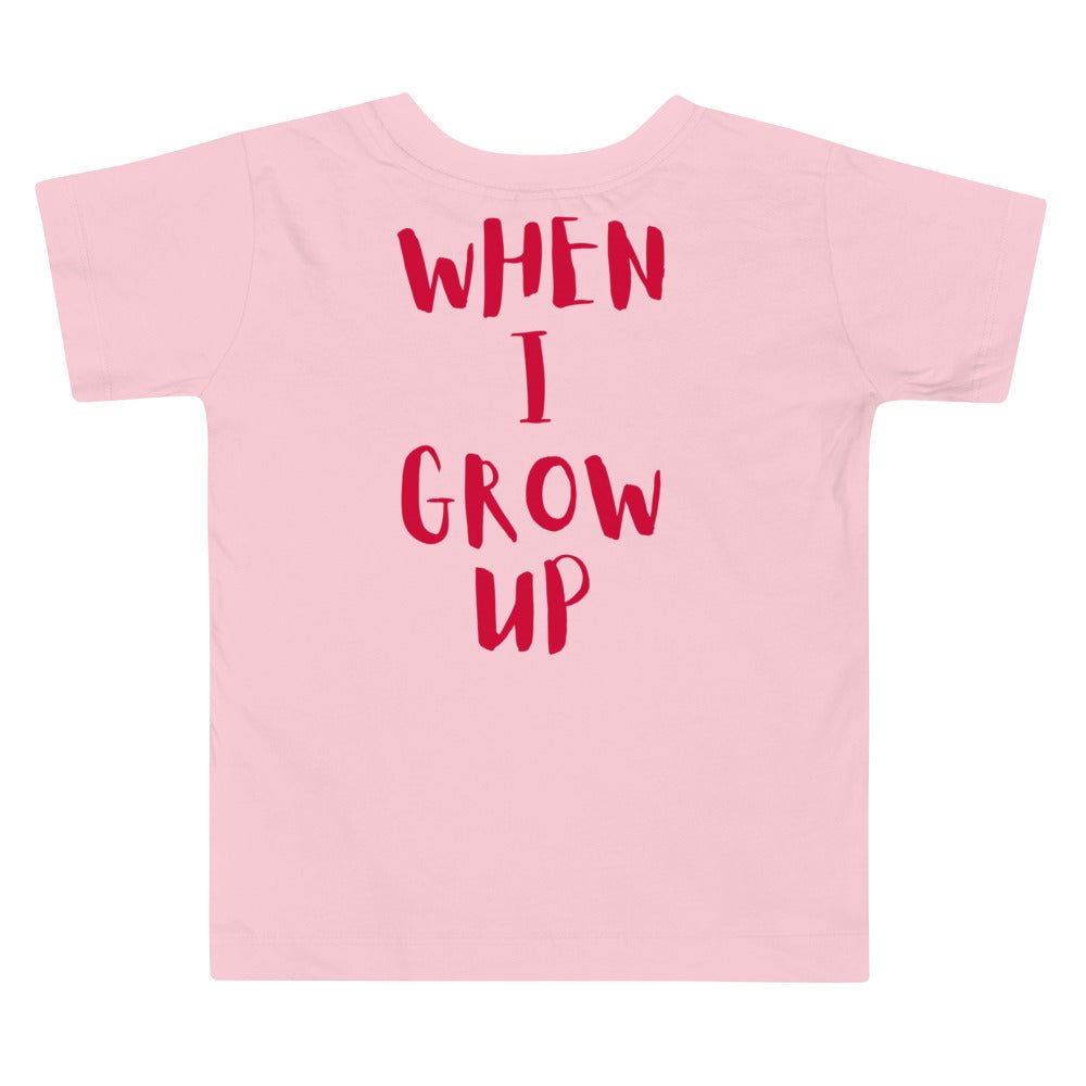 “When I Grow Up” President of the United States Toddler Tee