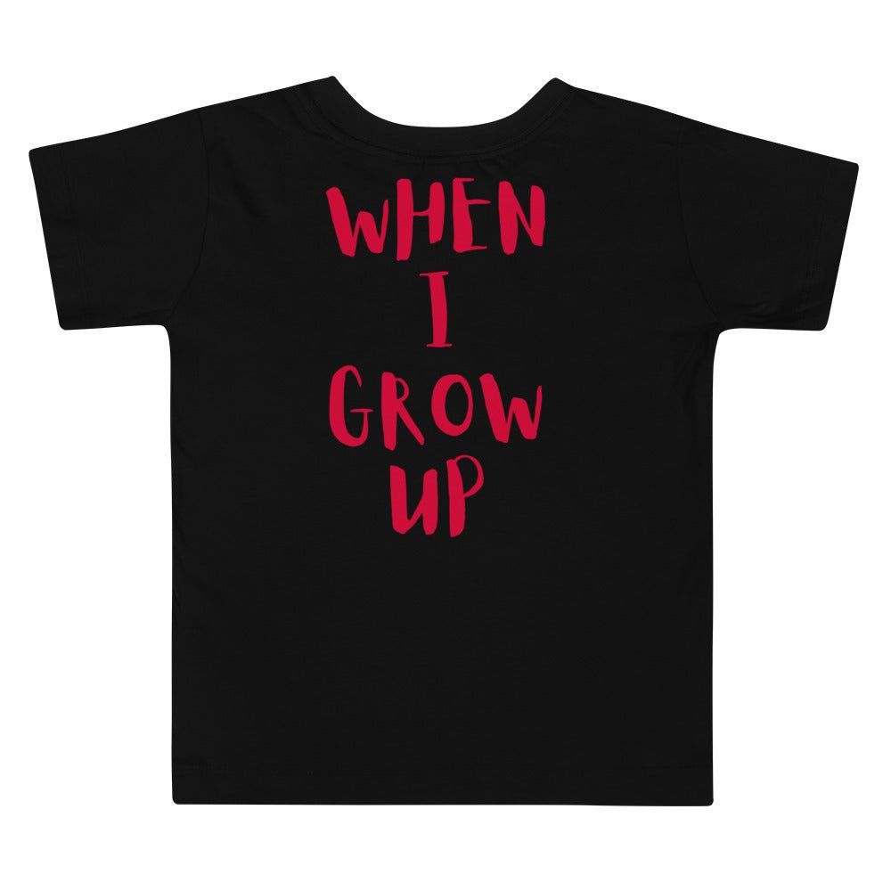 “When I Grow Up” President of the United States Toddler Tee