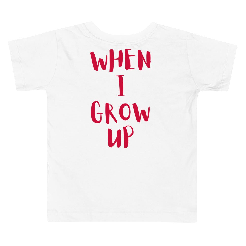 “When I Grow Up” President of the United States Toddler Tee