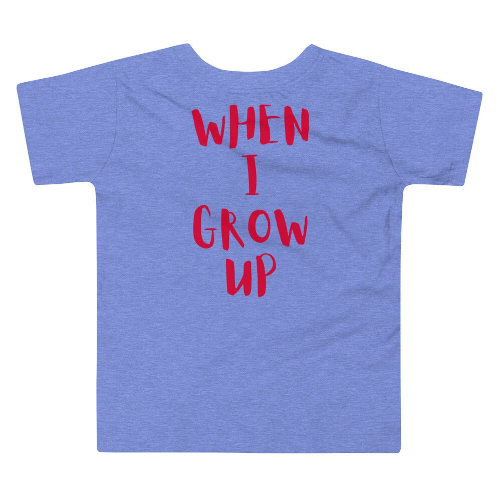 “When I Grow Up” Robotics Engineer Toddler Short Sleeve Tee