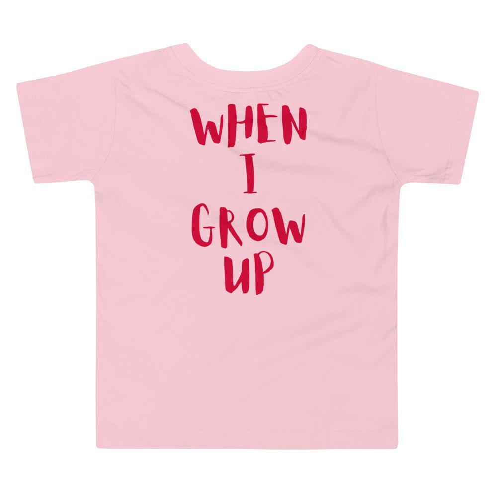 “When I Grow Up” Robotics Engineer Toddler Short Sleeve Tee