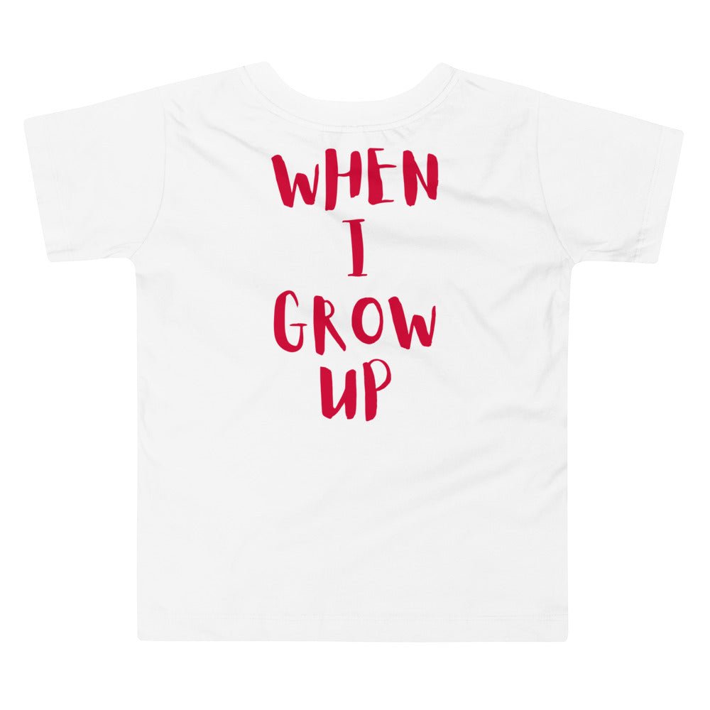 “When I Grow Up” Robotics Engineer Toddler Short Sleeve Tee