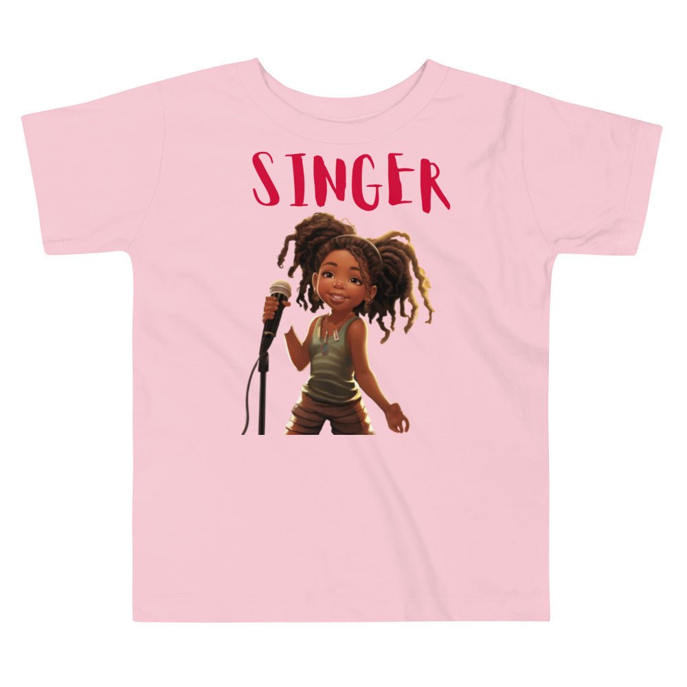 “When I Grow Up” Singer Toddler Short Sleeve Tee