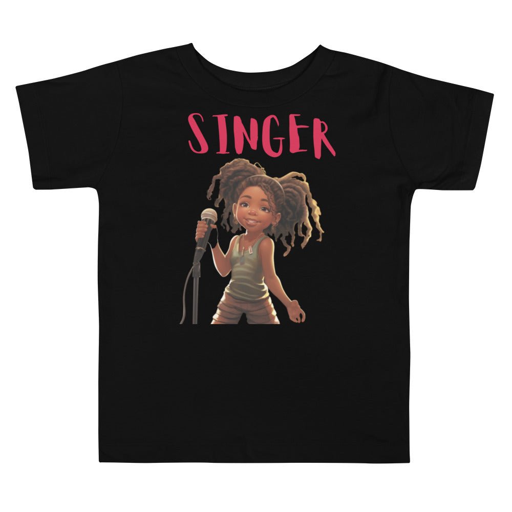 “When I Grow Up” Singer Toddler Short Sleeve Tee