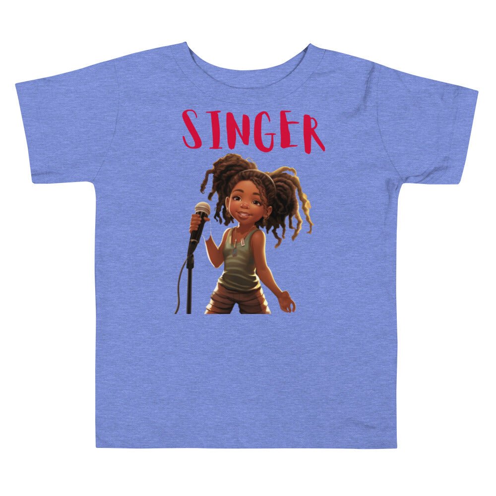 “When I Grow Up” Singer Toddler Short Sleeve Tee