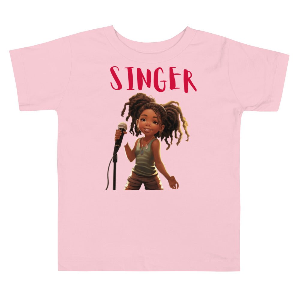 “When I Grow Up” Singer Toddler Short Sleeve Tee