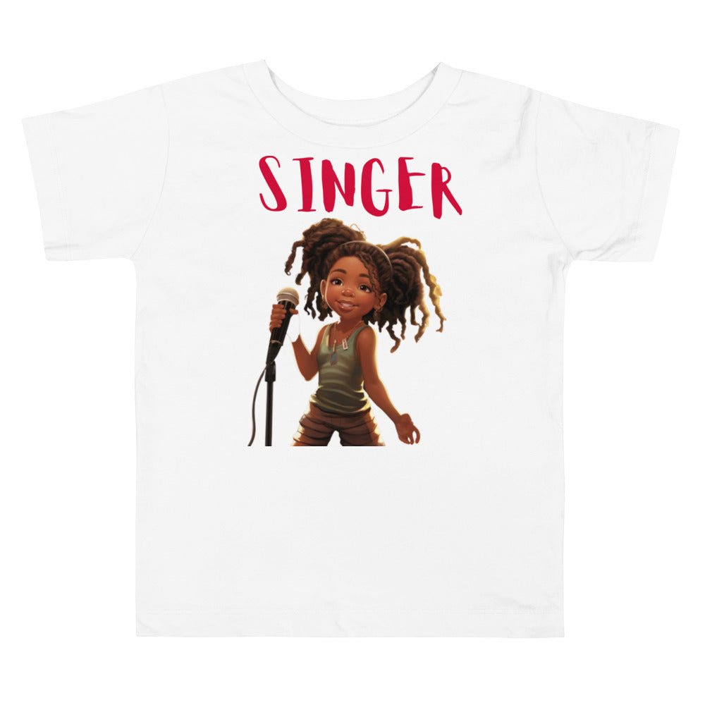 “When I Grow Up” Singer Toddler Short Sleeve Tee